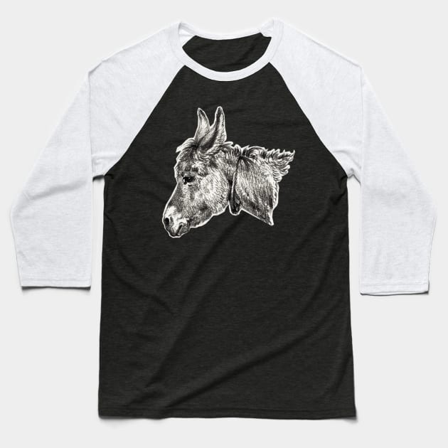 Donkey Baseball T-Shirt by Marccelus